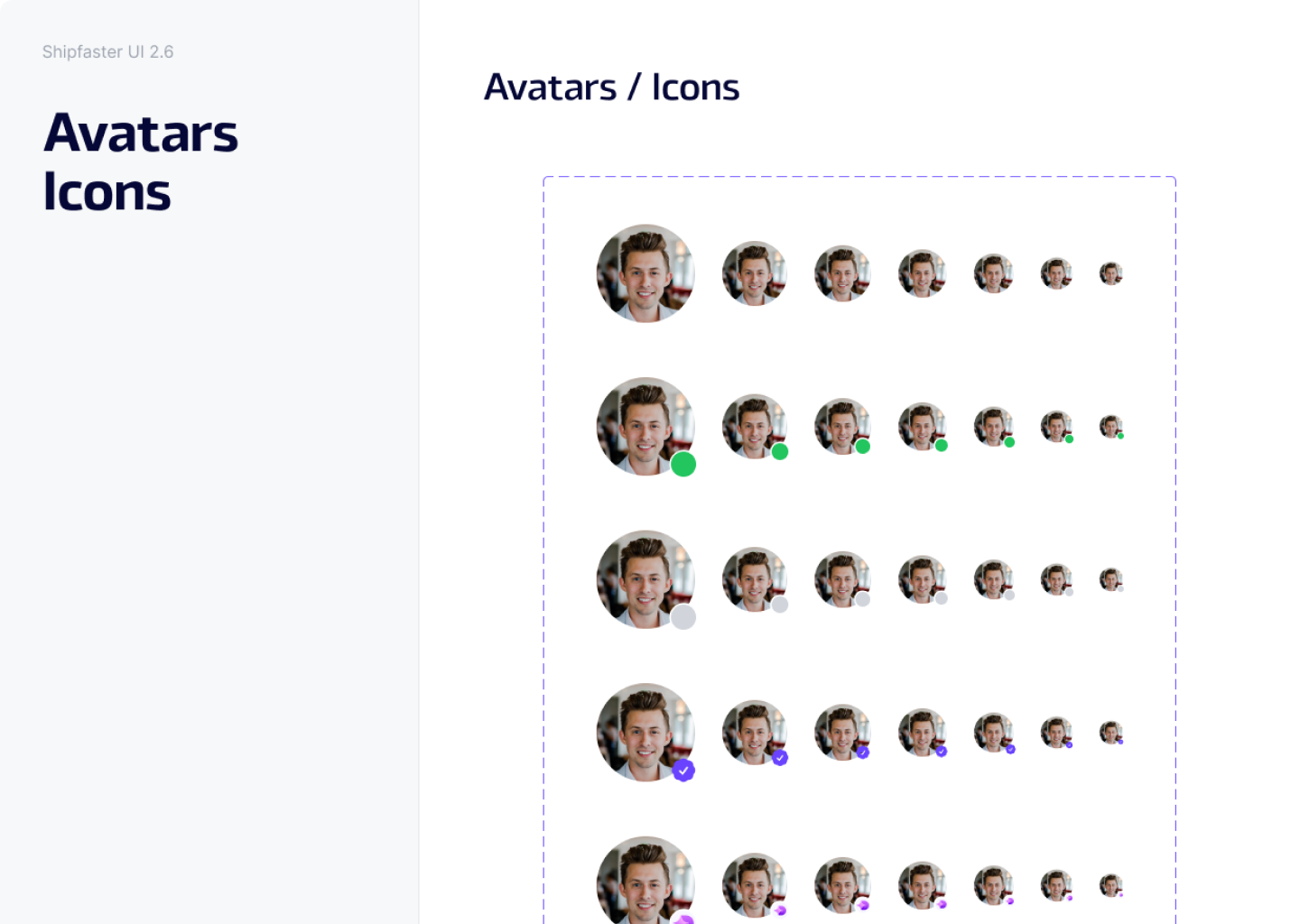 design system - avatars